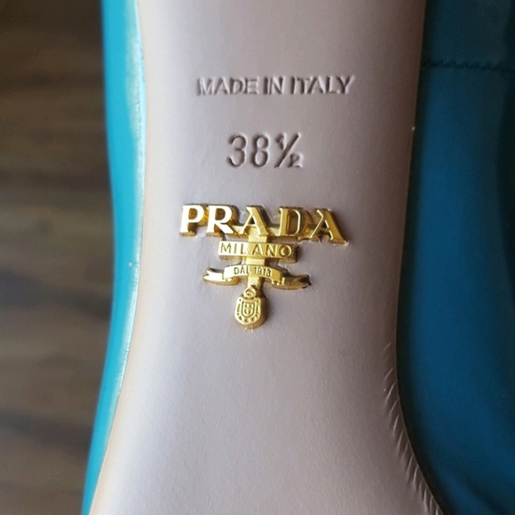 Prada Heels - Turquoise - Picture 2 of 3